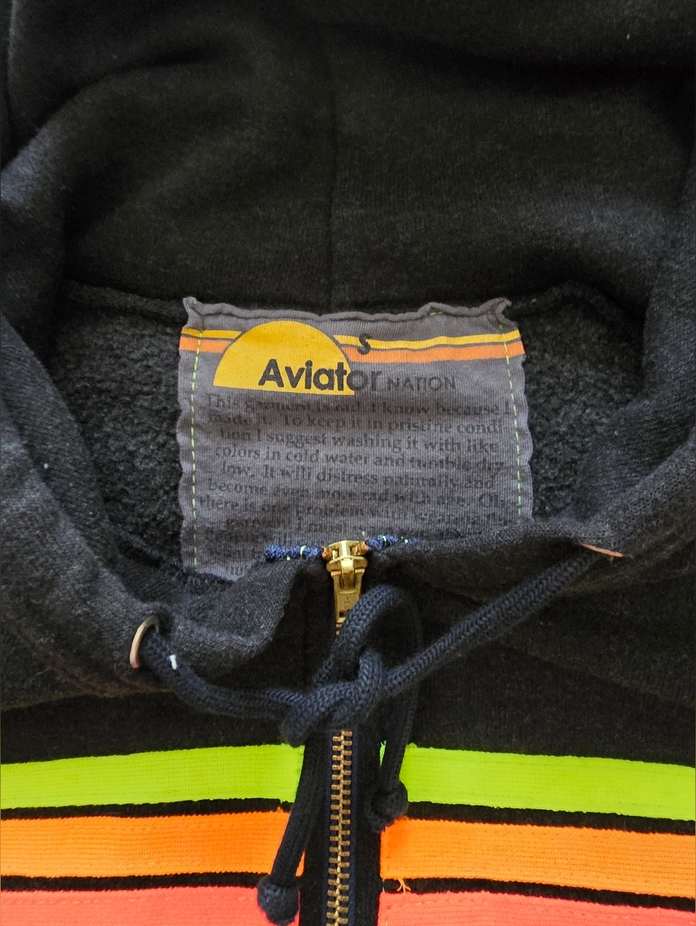 Aviator Nation Black and Neon 5 Stripes Set - Picture 3 of 5